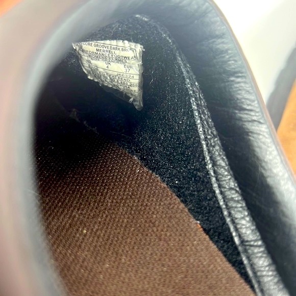 Merrell 6.5 Brown Suede Moc OrthoLite QForm - Picture 7 of 8